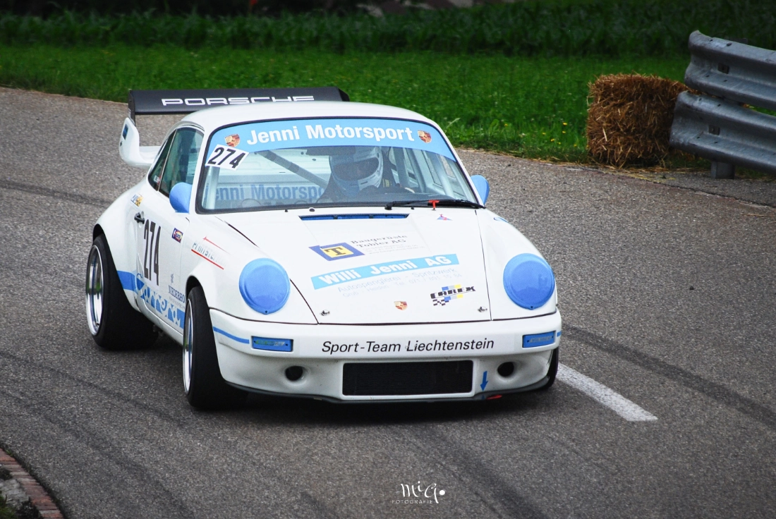 Willi Jenni im Porsche 911 RSR beim Bergrennen Reitnau 2009
